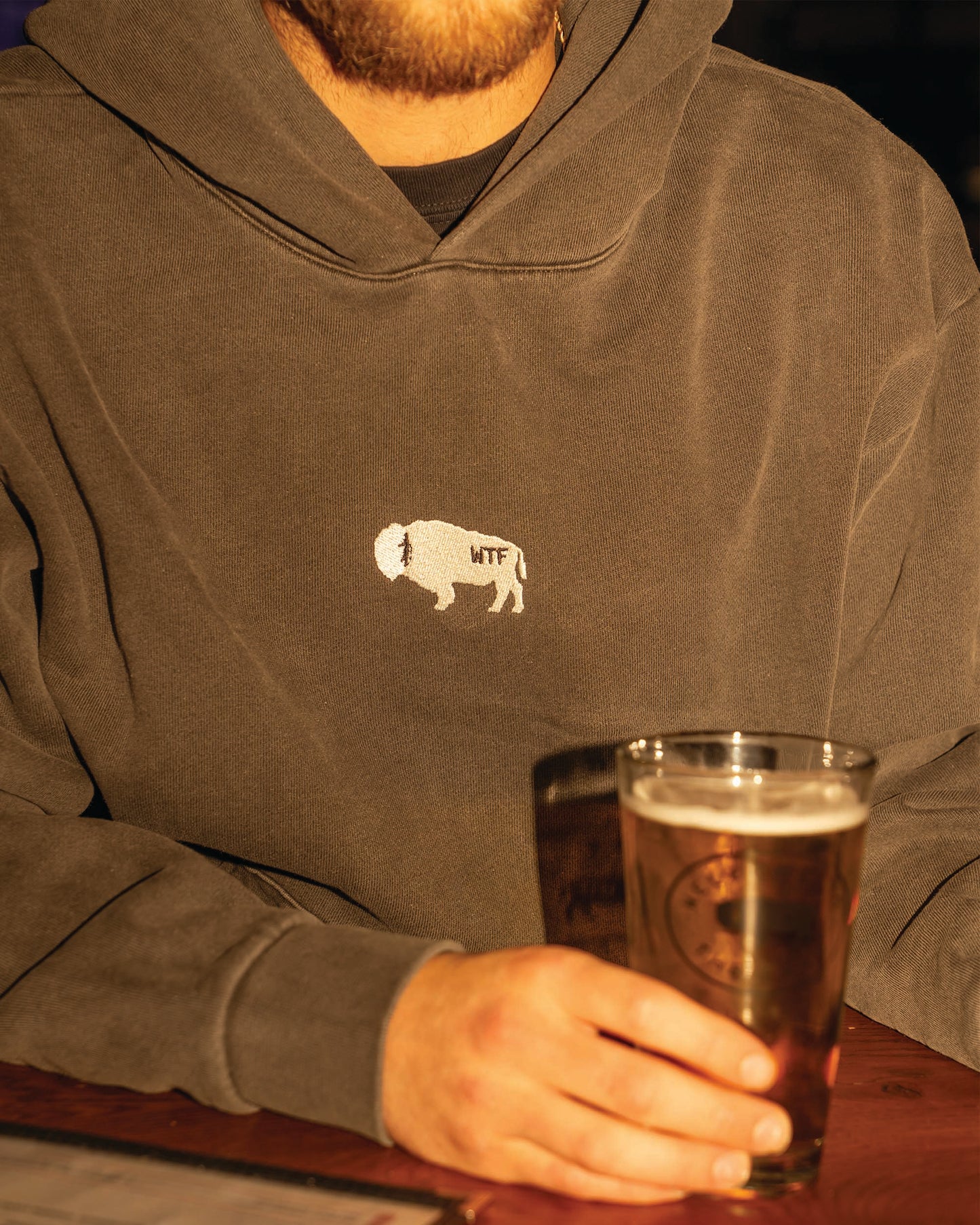 Heavyweight Bison Hoodie