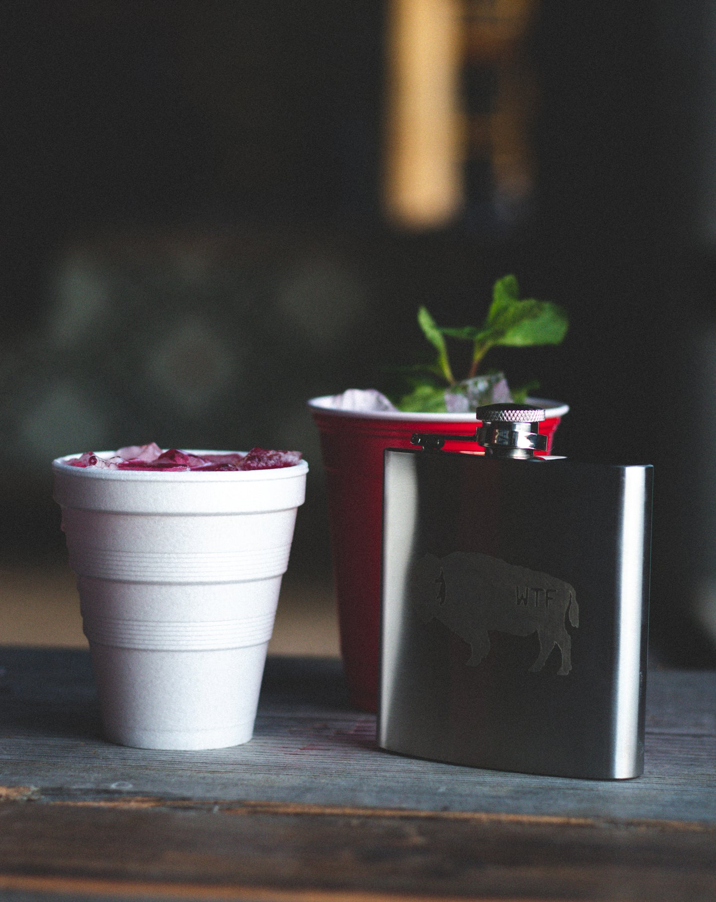 Bison Hip Flask