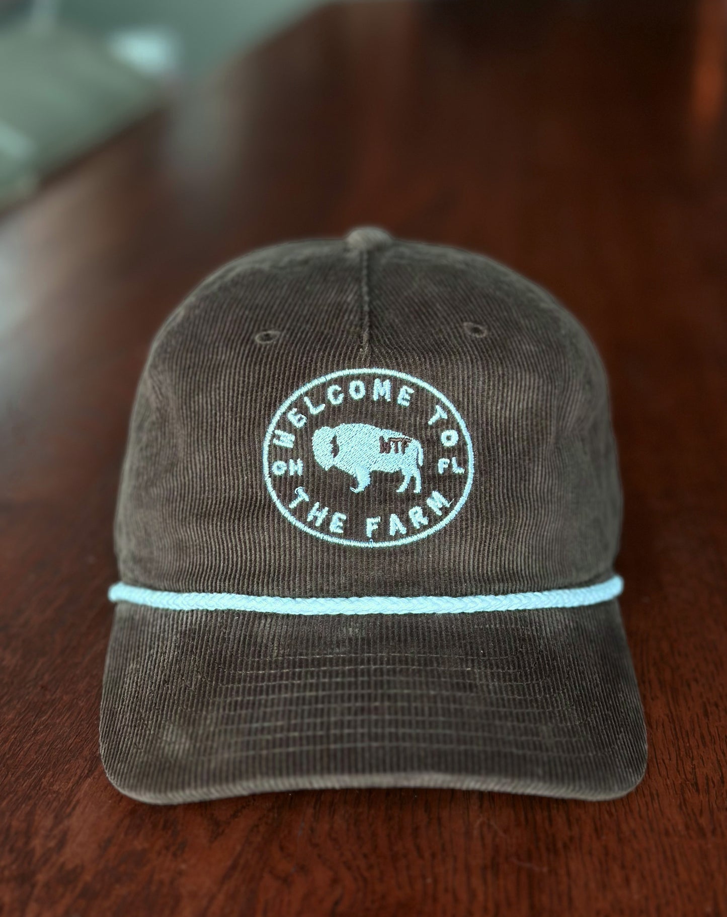 Corduroy Logo Rope Cap