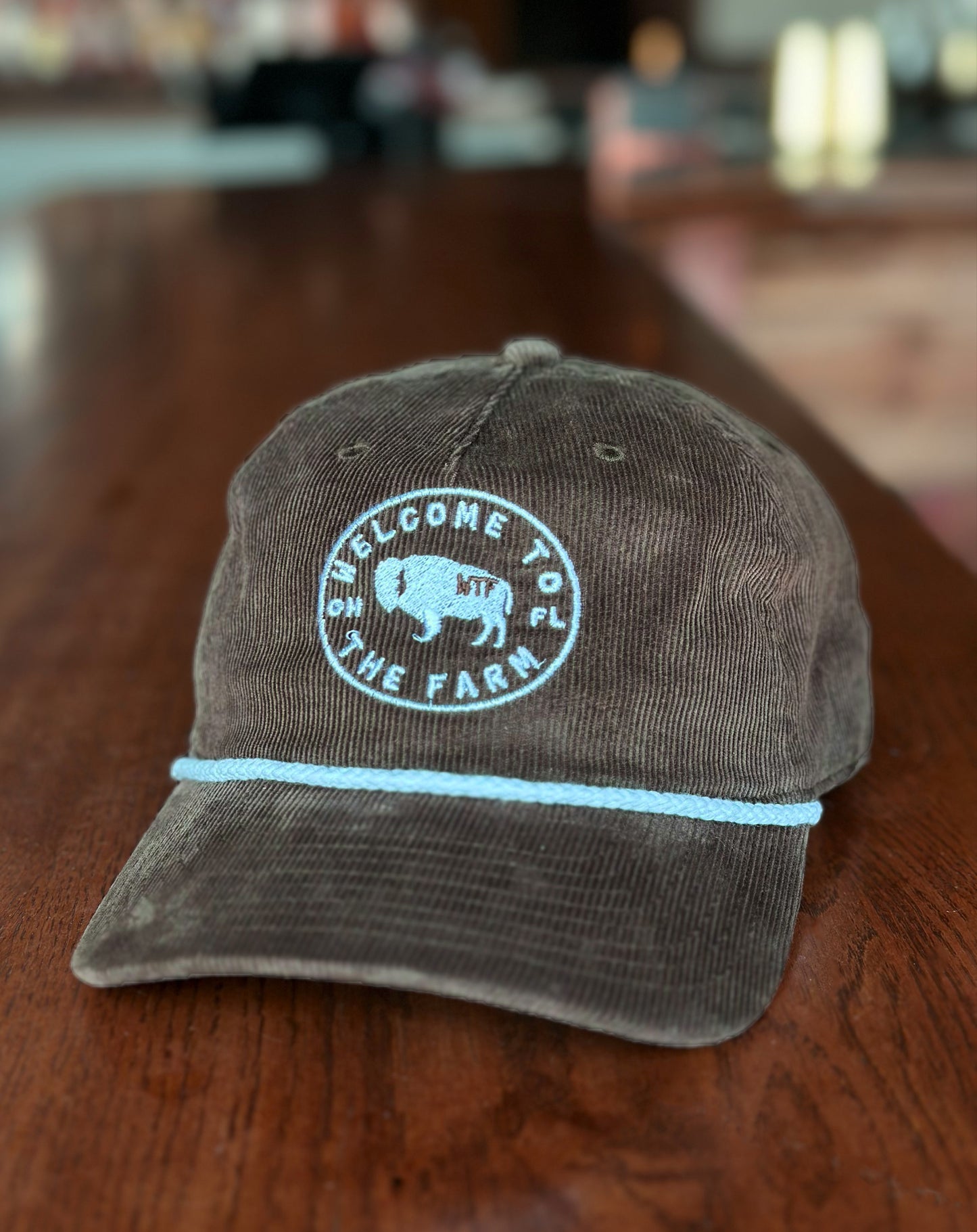 Corduroy Logo Rope Cap