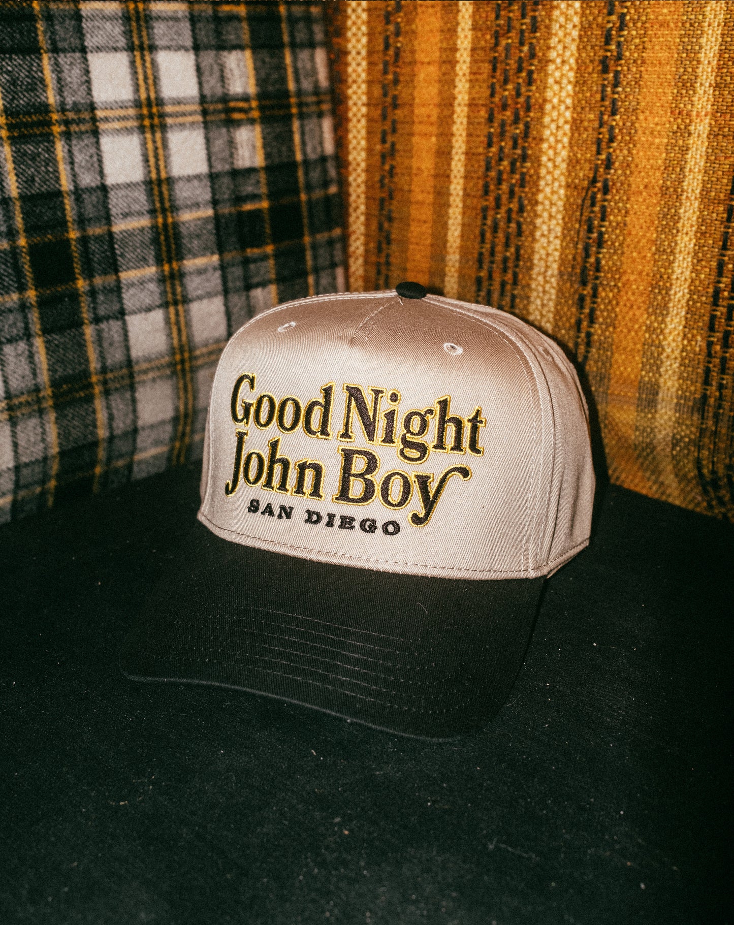 Two Toned Embroidered Cap