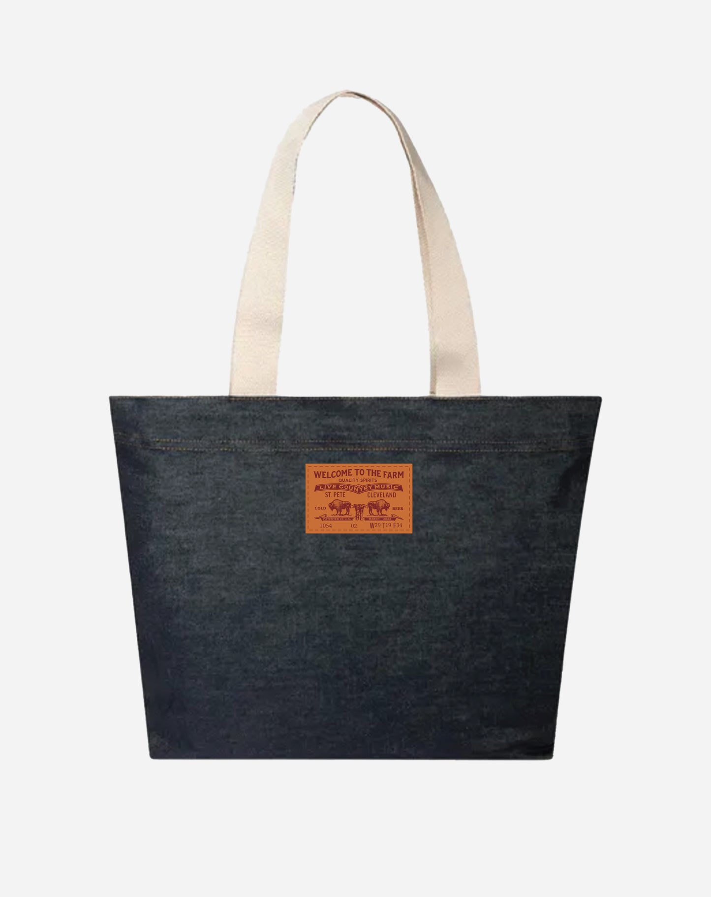 Denim Patch Tote